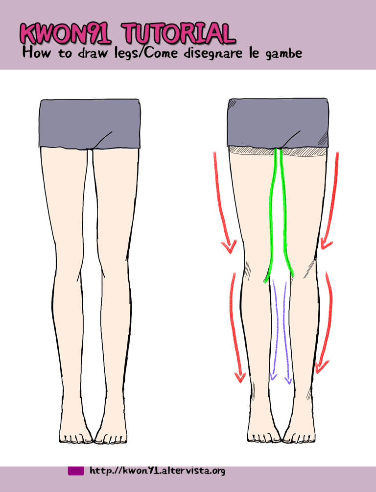 Come Disegnare le Gambe in Stile Manga